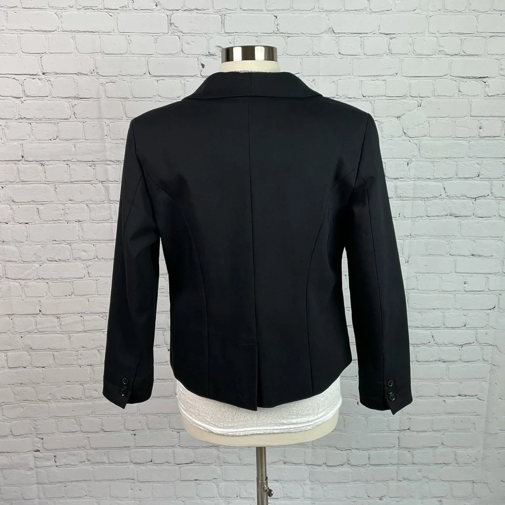 C&B Black Single Button Blazer Size Medium - Picture 3 of 10